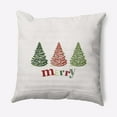 thumbnail image 1 of Simply Daisy 18" x 18" Merry Trees Outdoor Throw Pillow, 1 of 2