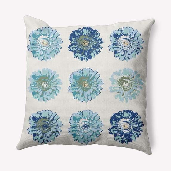 Simply Daisy 18" x 18" Modern, Contemporary Multi-color Polyester Throw Pillow