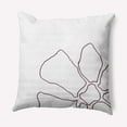 thumbnail image 1 of Simply Daisy 18" x 18" Modern, Contemporary White Polyester Throw Pillow, 1 of 3