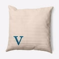 thumbnail image 1 of Simply Daisy 18" x 18" Modern Monogram Decorative Throw Pillow, Autumn Blue, 1 of 3