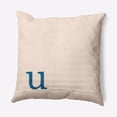 thumbnail image 1 of Simply Daisy 18" x 18" Modern Monogram Decorative Throw Pillow, Autumn Blue, 1 of 3