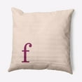 thumbnail image 1 of Simply Daisy 18" x 18" Modern Monogram Decorative Throw Pillow, Dusty Rose, 1 of 3