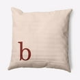 thumbnail image 1 of Simply Daisy 18" x 18" Modern Monogram Decorative Throw Pillow, Maple Red, 1 of 3