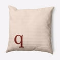 thumbnail image 1 of Simply Daisy 18" x 18" Modern Monogram Decorative Throw Pillow, Maple Red, 1 of 3