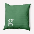 thumbnail image 1 of Simply Daisy 18" x 18" Modern Monogram Decorative Throw Pillow, Sage, 1 of 3