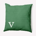 thumbnail image 1 of Simply Daisy 18" x 18" Modern Monogram Decorative Throw Pillow, Sage, 1 of 3