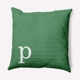 thumbnail image 1 of Simply Daisy 18" x 18" Modern Monogram Decorative Throw Pillow, Sage, 1 of 3
