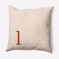 thumbnail image 1 of Simply Daisy 18" x 18" Modern Monogram Decorative Throw Pillow, Sienna, 1 of 3