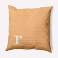 thumbnail image 1 of Simply Daisy 18" x 18" Modern Monogram Indoor/Outdoor Polyester Throw Pillow, Pale Gold, 1 of 4