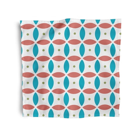 Simply Daisy 18" x 18" Multi Geometric Napkins, Set of 4