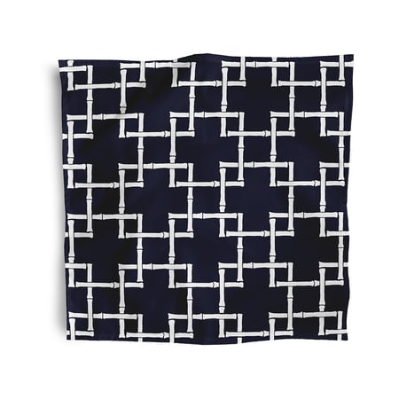Simply Daisy 18" x 18" Navy Bamboo Napkins, Set of 4