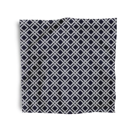 Simply Daisy 18" x 18" Navy Rope Rigging Napkins, Set of 4