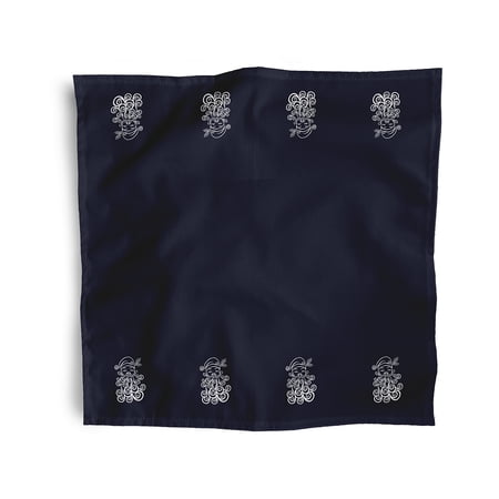 Simply Daisy 18" x 18" Navy Santa Baby Napkins, Set of 4