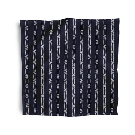 Simply Daisy 18" x 18" Navy Tom Foolery Napkins, Set of 4
