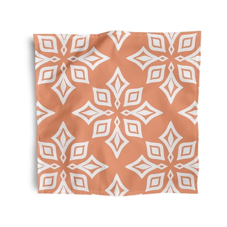 Simply Daisy 18" x 18" Orange Beach Star Napkins, Set of 4