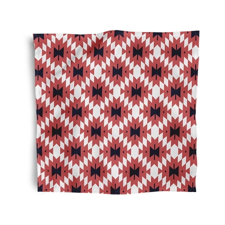 Simply Daisy 18" x 18" Orange Jodhpur Kilim Napkins, Set of 4