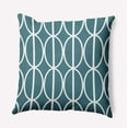 thumbnail image 1 of Simply Daisy 18" x 18" Ovals Go 'Round Decorative Throw Pillow, Mineral Blue (1 count), 1 of 3