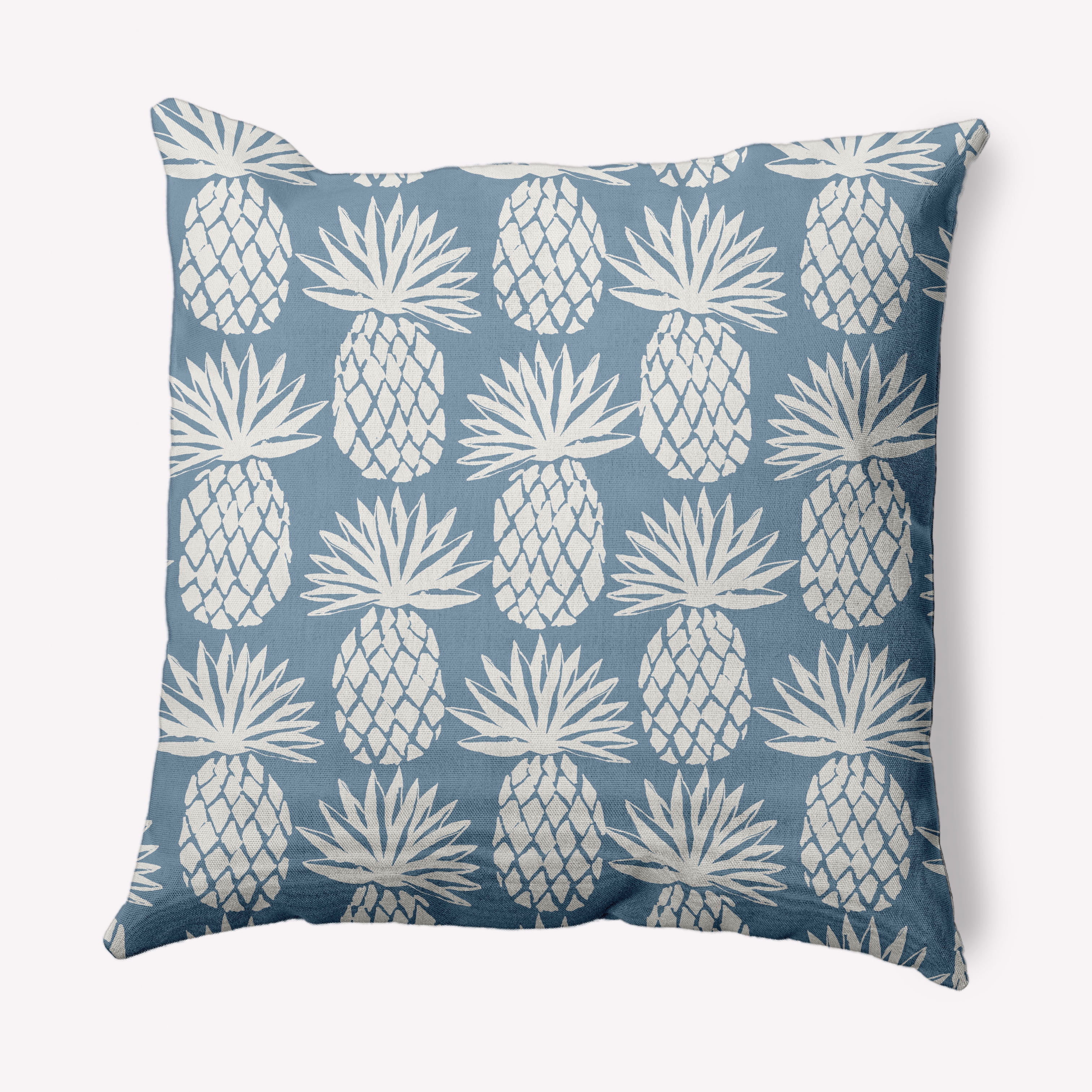 Simply Daisy 18" x 18" Pineapple Pattern Nautical Indoor/Outdoor Throw Pillow