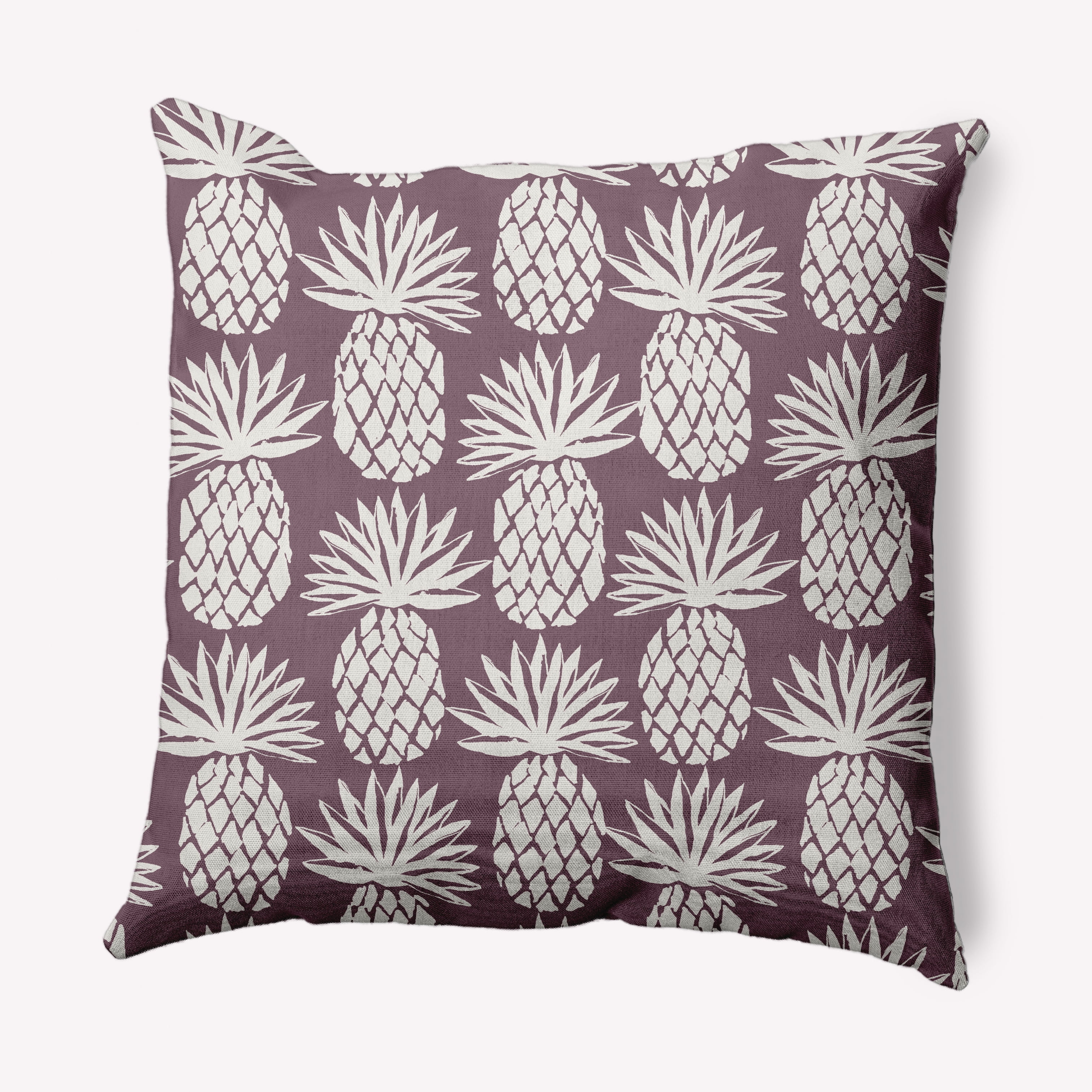 Simply Daisy 18" x 18" Pineapple Pattern Nautical Indoor/Outdoor Throw Pillow