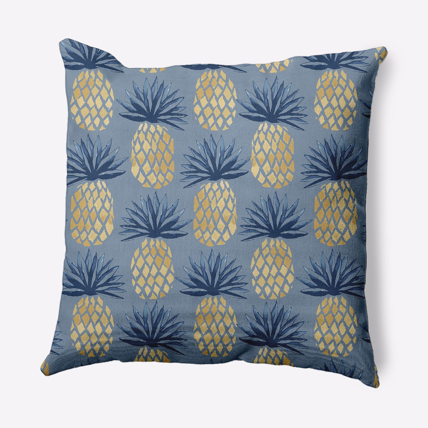 Simply Daisy 18" x 18" Pineapple Stripes Nautical Indoor/Outdoor Throw Pillow