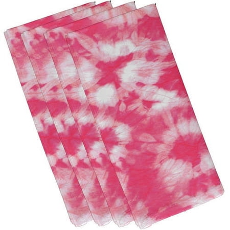 Simply Daisy 18" x 18" Pink Chillax Napkins, Set of 4
