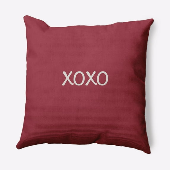 Simply Daisy 18" x 18" Pink Polyester Throw Pillow