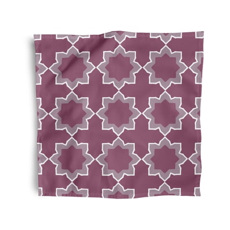Simply Daisy 18" x 18" Purple Bohemian Napkins, Set of 4