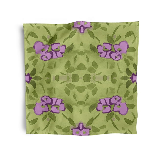 Simply Daisy 18" x 18" Purple Sweet Flowers Napkins, Set of 4 - Walmart.com
