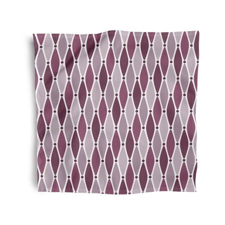 Simply Daisy 18" x 18" Purple Wavy Napkins, Set of 4
