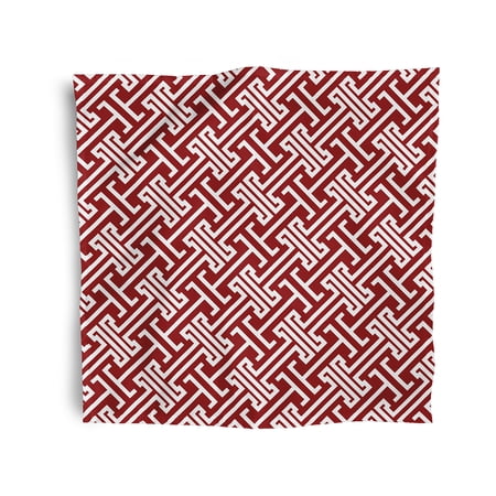 Simply Daisy 18" x 18" Red Leeward Key Napkins, Set of 4