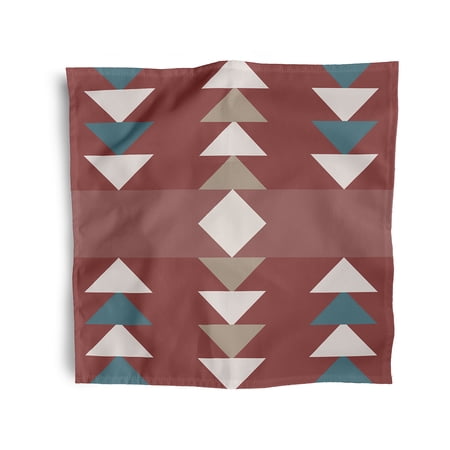 Simply Daisy 18" x 18" Rust Sagebrush Napkins, Set of 4