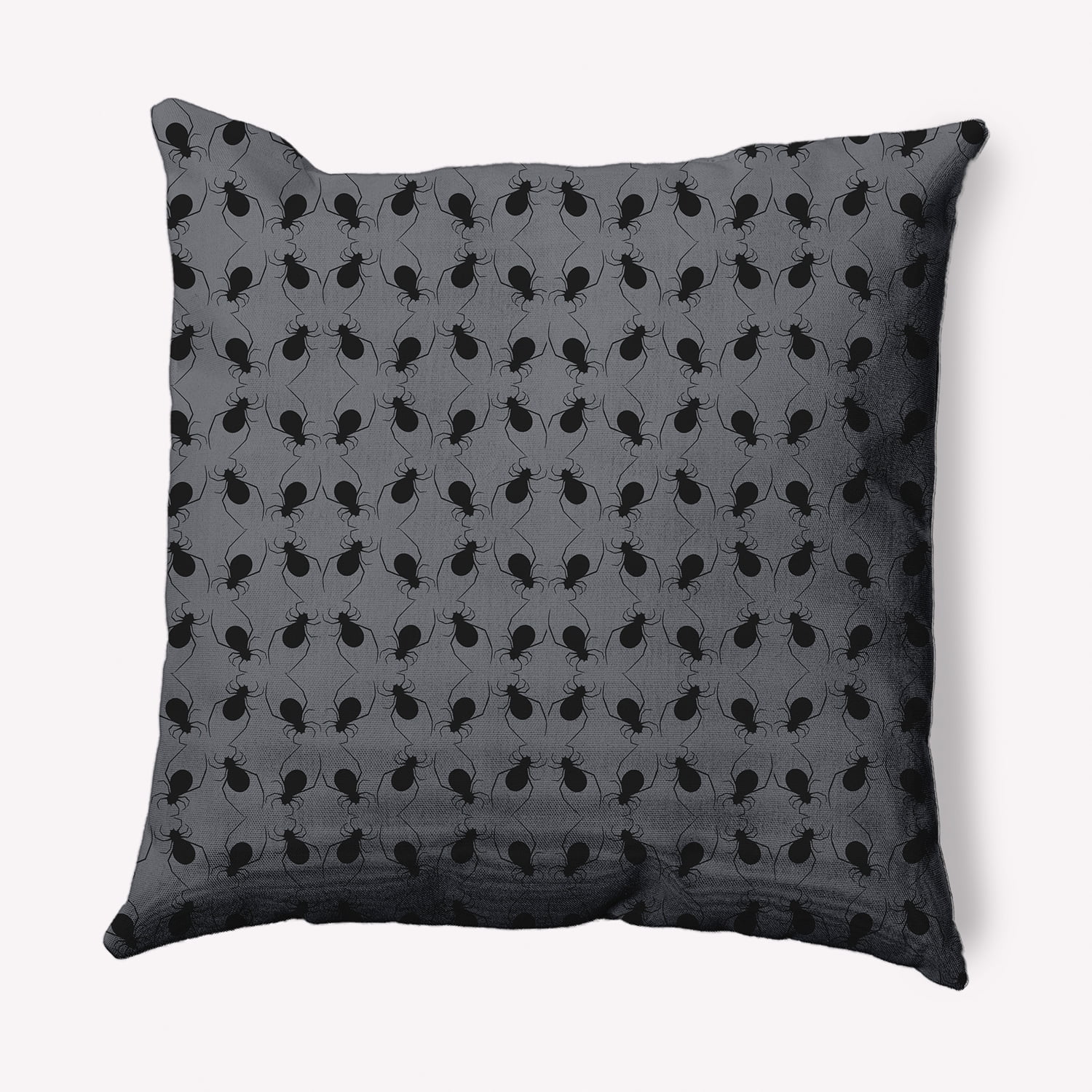 Simply Daisy 18" x 18" Spider Cluster Decorative Throw Pillow, Steel Gray