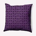 thumbnail image 1 of Simply Daisy 18" x 18" Spider Cluster Indoor/Outdoor Polyester Throw Pillow, Amethyst, 1 of 1