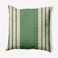 thumbnail image 1 of Simply Daisy 18" x 18" Stripe Indoor/Outdoor Polyester Throw Pillow, Sage, 1 of 3