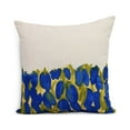 thumbnail image 1 of Simply Daisy, 18" x 18" Sunset Tulip Garden Blue Floral DecorativeOutdoor Pillow, 1 of 2
