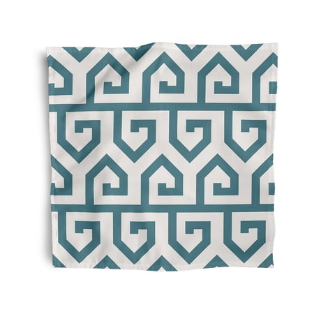Simply Daisy 18" x 18" Teal Keyed Up Napkins, Set of 4