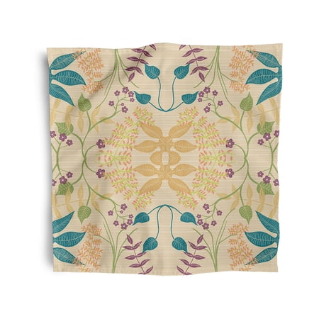 Simply Daisy 18" x 18" Yellow Botanical Napkins, Set of 4