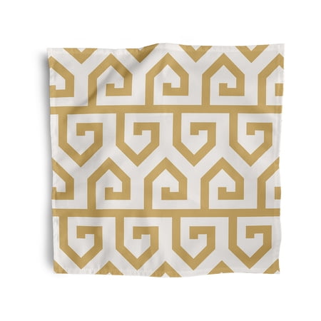 Simply Daisy 18" x 18" Yellow Keyed Up Napkins, Set of 4