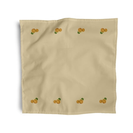 Simply Daisy 18" x 18" Yellow Pumpkin Patch Napkins, Set of 4