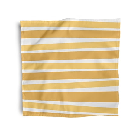 Simply Daisy 18" x 18" Yellow Stripes Napkins, Set of 4