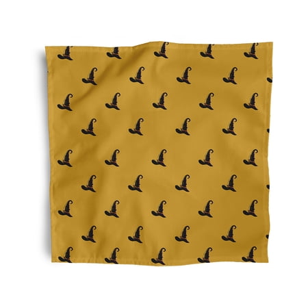 Simply Daisy 18" x 18" Yellow Witches Brew Napkins, Set of 4