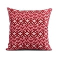 thumbnail image 1 of Simply Daisy, 18 x 18 inch, Greeko Simple, Geometric Print Pillow, Red, 1 of 2