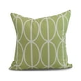 thumbnail image 1 of Simply Daisy, 18 x 18 inch, Ovals Go \'Round Geometric Print Pillow, Green, 1 of 2