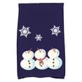 thumbnail image 1 of Simply Daisy 18" x 30" 3 Wise Snowmen Geometric Print Hand Towel, 1 of 2