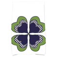 thumbnail image 1 of Simply Daisy 18" x 30" 4 Leaf Clover Holiday Floral Print Kitchen Towel, 1 of 2