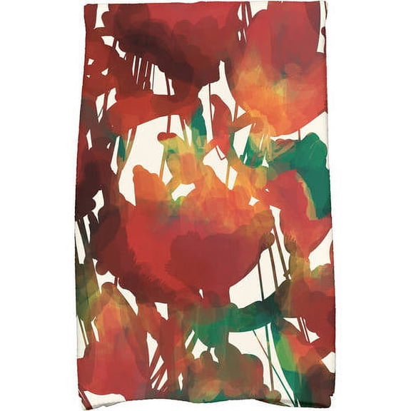 Simply Daisy 18" x 30" Abstract Floral Floral Print Kitchen Towel