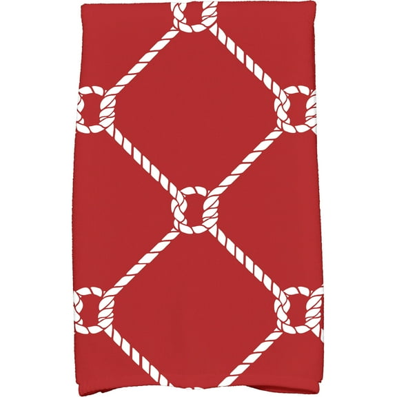 Simply Daisy 18" x 30" Ahoy! Geometric Print Kitchen Towel