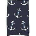 thumbnail image 1 of Simply Daisy 18" x 30" Anchor Whimsy Geometric Print Kitchen Towel, 1 of 2