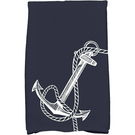 Simply Daisy 18" x 30" Anchored Geometric Print Kitchen Towel