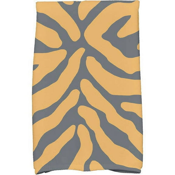 Simply Daisy 18" x 30" Animal Stripe Geometric Print Hand Towel
